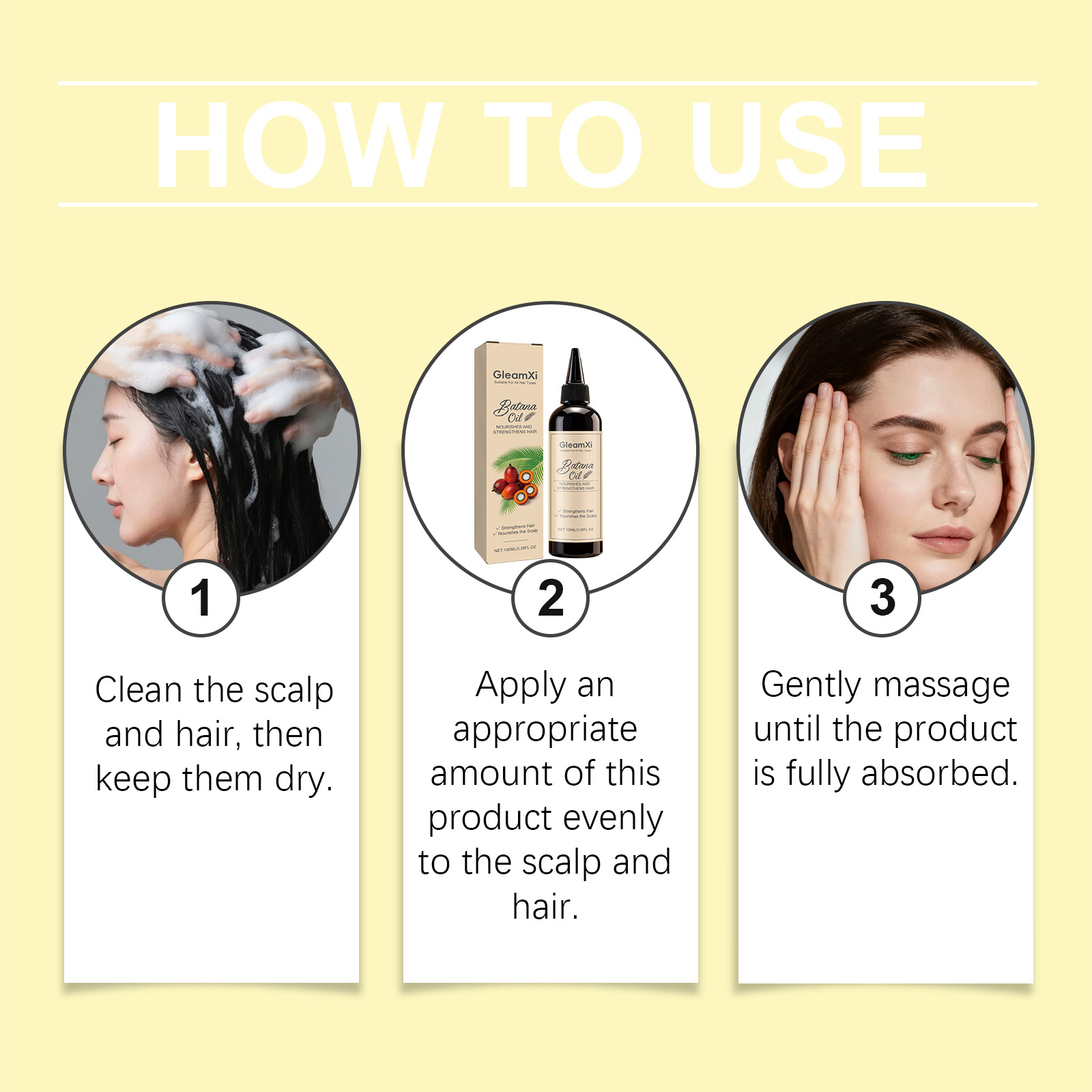 Hair Care Essential Oil - زيت باتانا الأساسي للشعر لتقوية جذور
