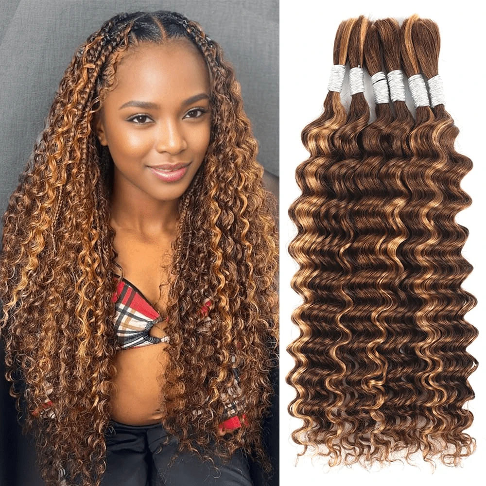 Hair Care For Wavy Hair - شعر بشري للضفائر 18 بوصة، حزمتان
