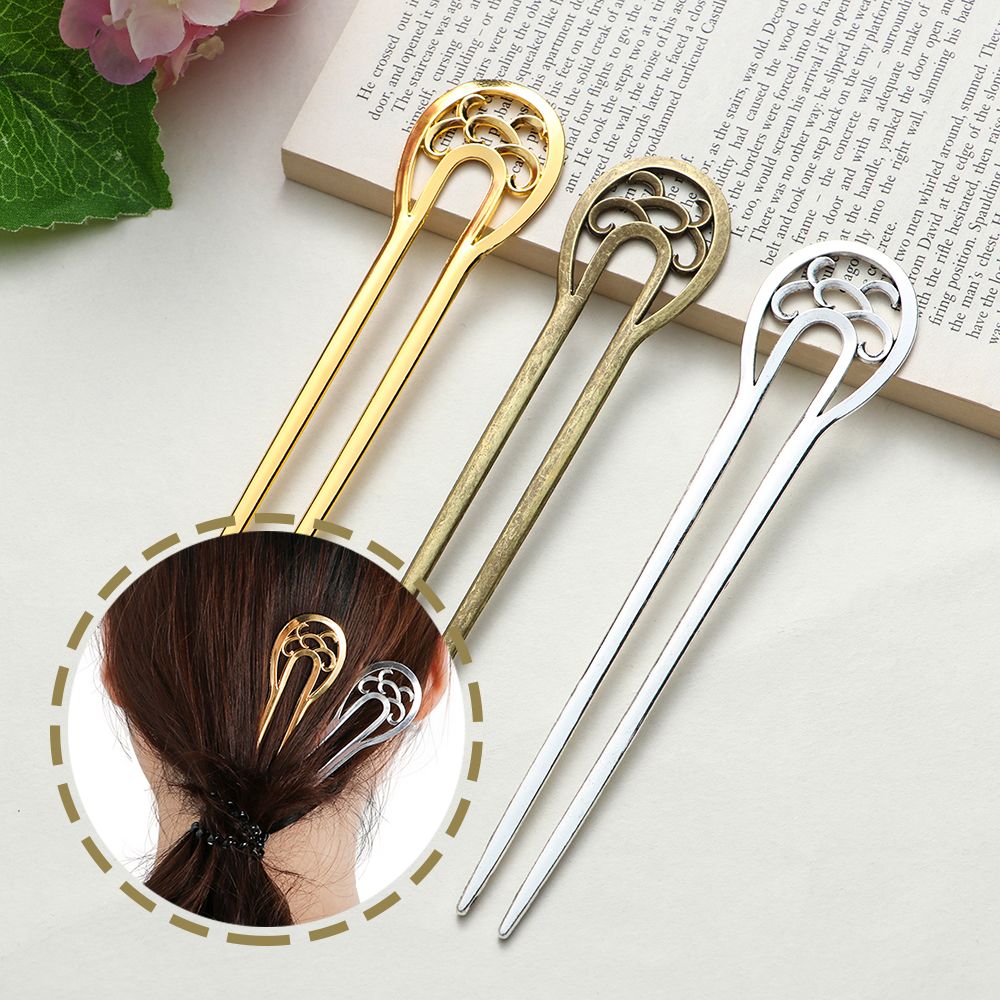 Hair Care For Wavy Hair - دبوس شعر على شكل حرف U