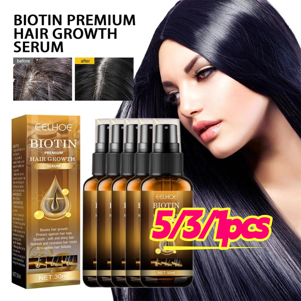 Hair Care Herbal - 5/3/1 قطعة البيوتين منتجات نمو الشعر