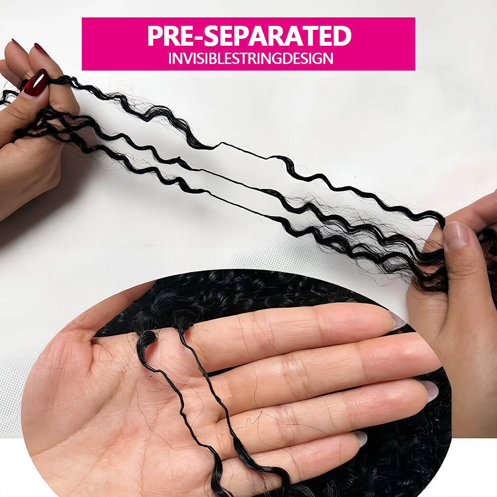 وصلات شعر بشري مجعد بورمي بطول - مراجعة Hair Care For Wavy Hair وسعره