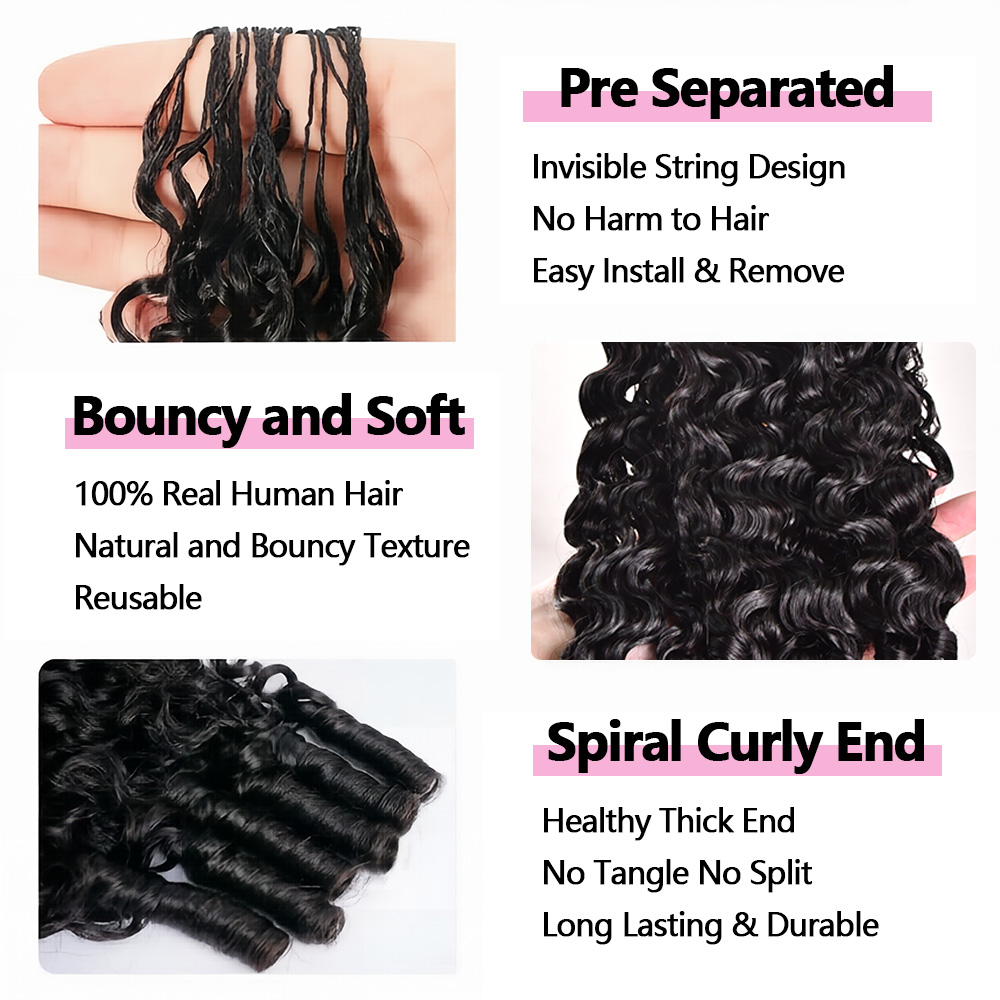 وصلات شعر بشري مجعد بورمي بطول - مراجعة Hair Care For Wavy Hair وسعره