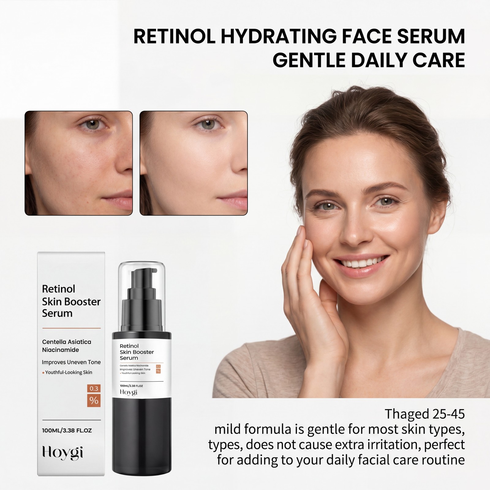 سيروم الريتينول المقوي للبشرة  - مراجعة The Ordinary Serum Hyaluronic Acid وسعره