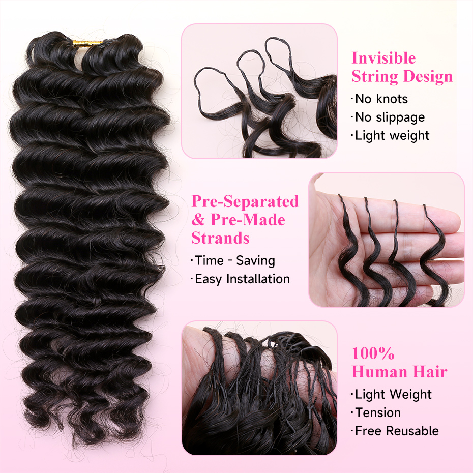 شعر بشري كروشيه مموج عميق بتصم - مراجعة Hair Care For Wavy Hair وسعره