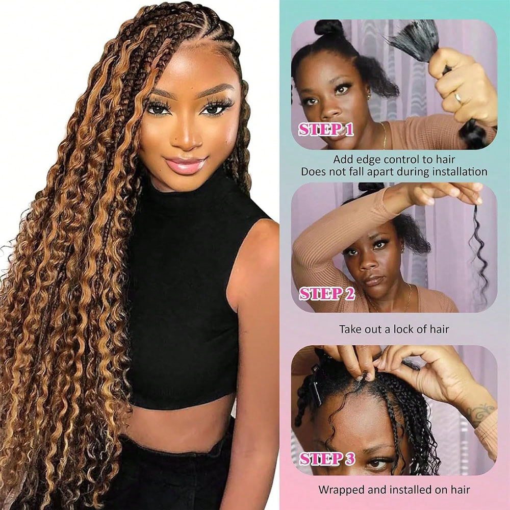 شعر بشري للضفائر 18 بوصة، حزمت - مراجعة Hair Care For Wavy Hair وسعره