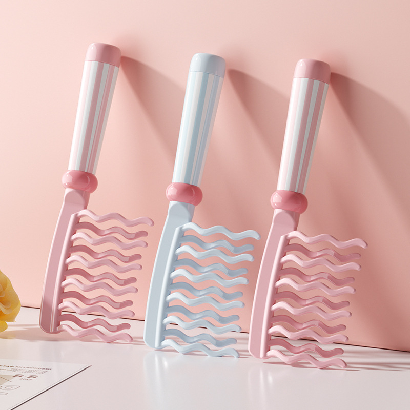 مشط تصفيف الشعر بأسنان مموجة م - مراجعة Hair Care For Wavy Hair وسعره